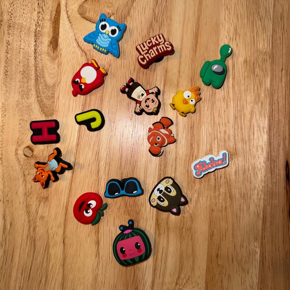 15‎ pcs Assortment of Jibbitz for Crocs Shoe Charms